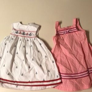 Lot of 2 little girl dresses